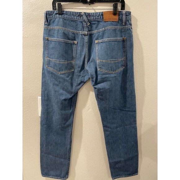 TED BAKER JEANS MEN'S CAMBLY REGULAR CASUAL Comfortable  FIT SIZE 34 JEANS PANTS - Picture 2 of 8